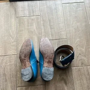 Blue Salvatore Ferragamo shoes and belt (set of 2) Salvatore Ferragamo | Shoes | Blue Salvatore Ferragamo Shoes  main image 3
